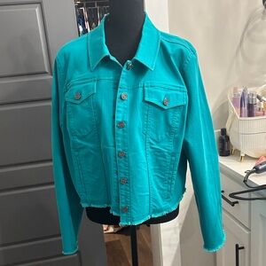 NWT turquoise jacket